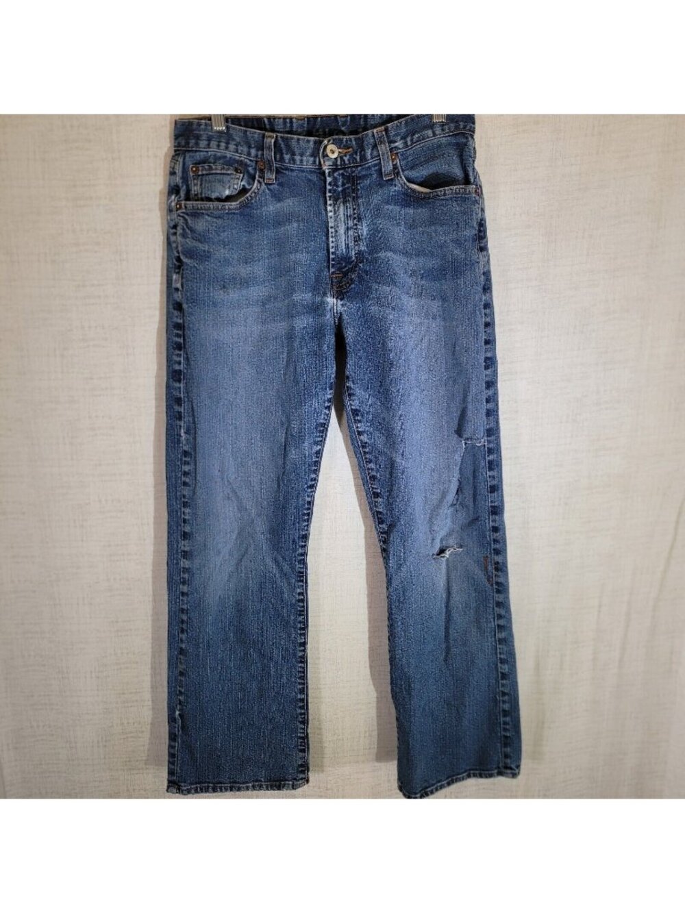 READ Lucky Brand Jeans Mens 30 30x29 Classic Fit Short Inseam Denim Distressed